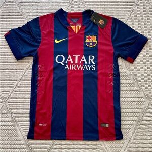Nike FC Barcelona Red & Blue Home Jersey with Crest